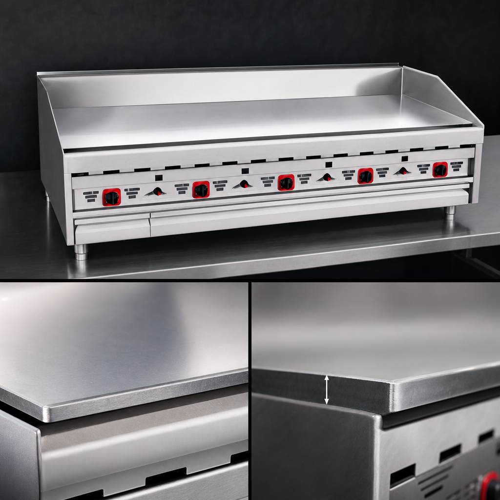 1-Inch Polished Griddle Plate