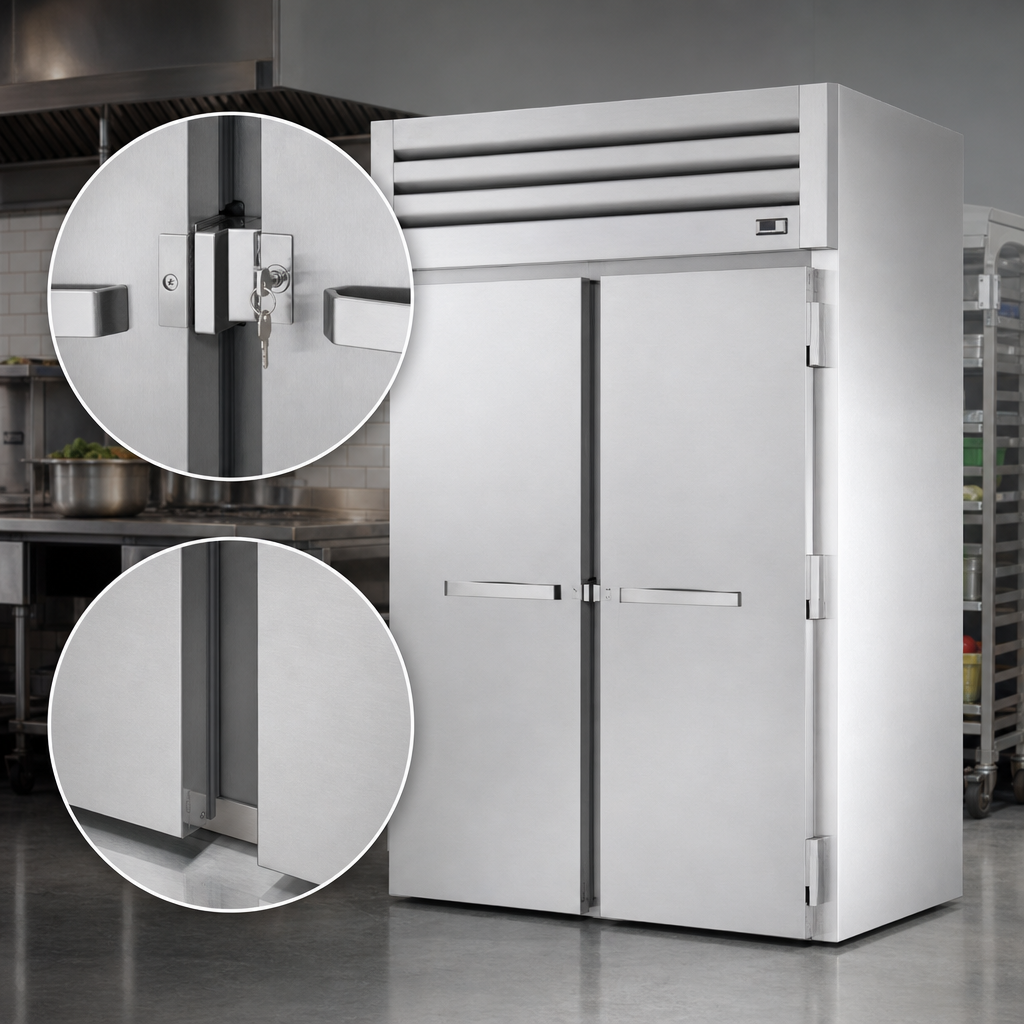Locking Stainless Steel Doors