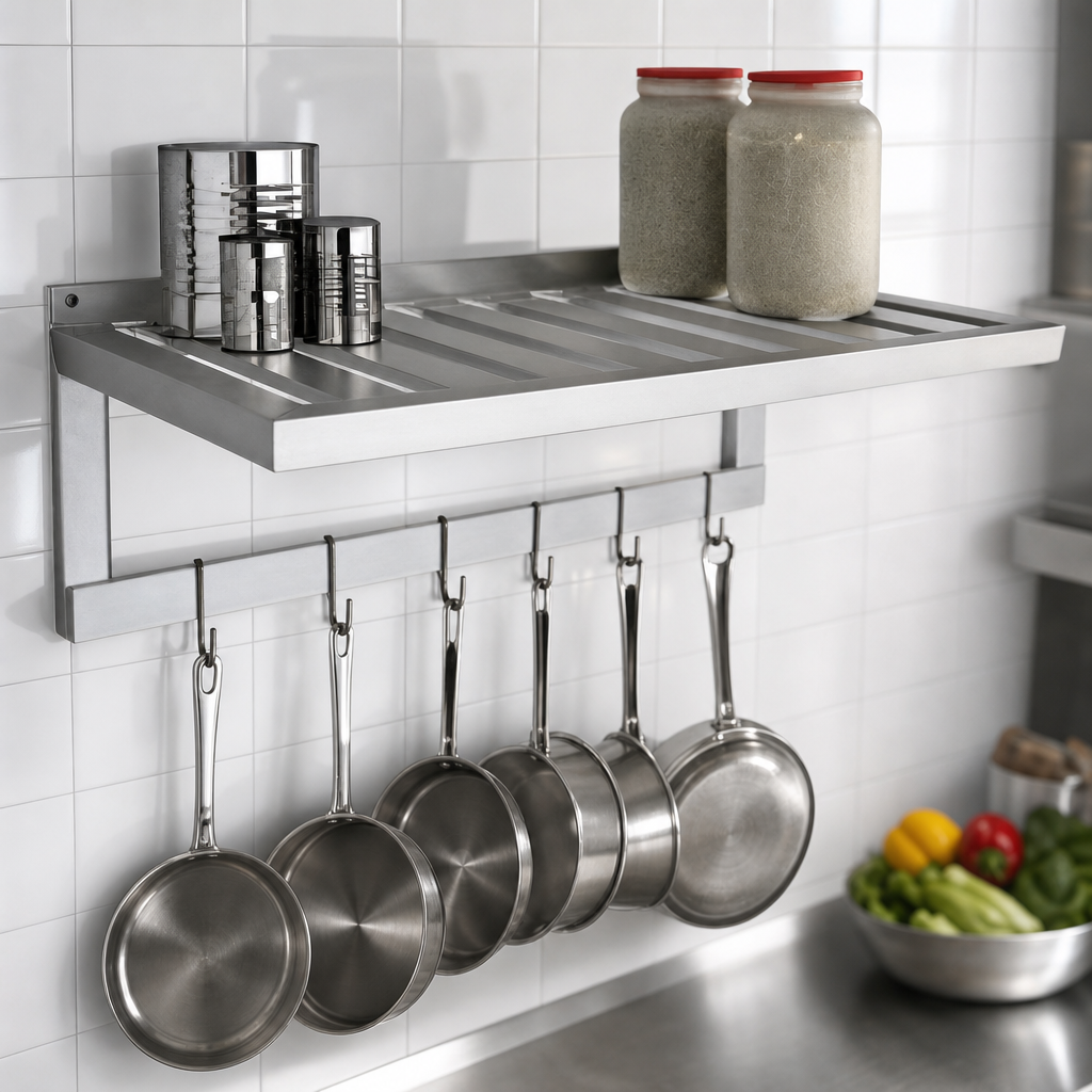 Integrated Pot Rack