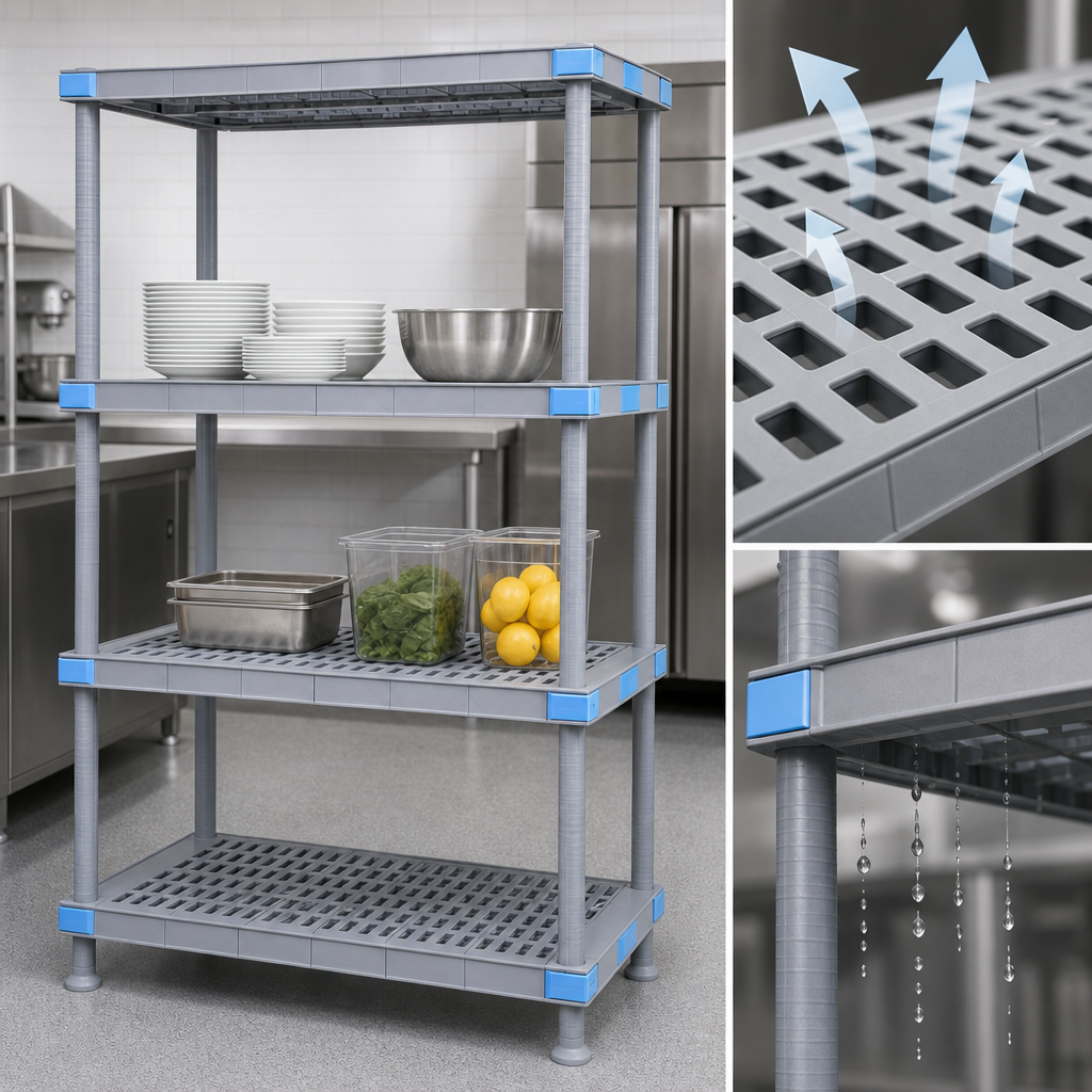 Open Grid Shelves