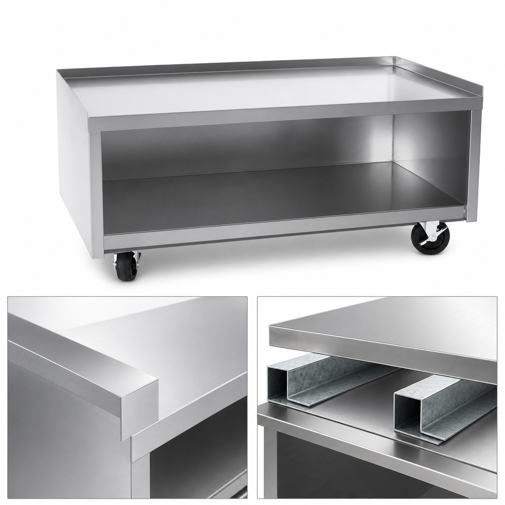 Reinforced Stainless Steel Top