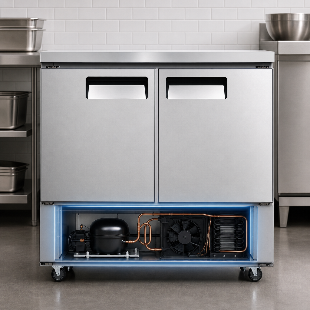 Bottom-Mount Self-Contained Refrigeration