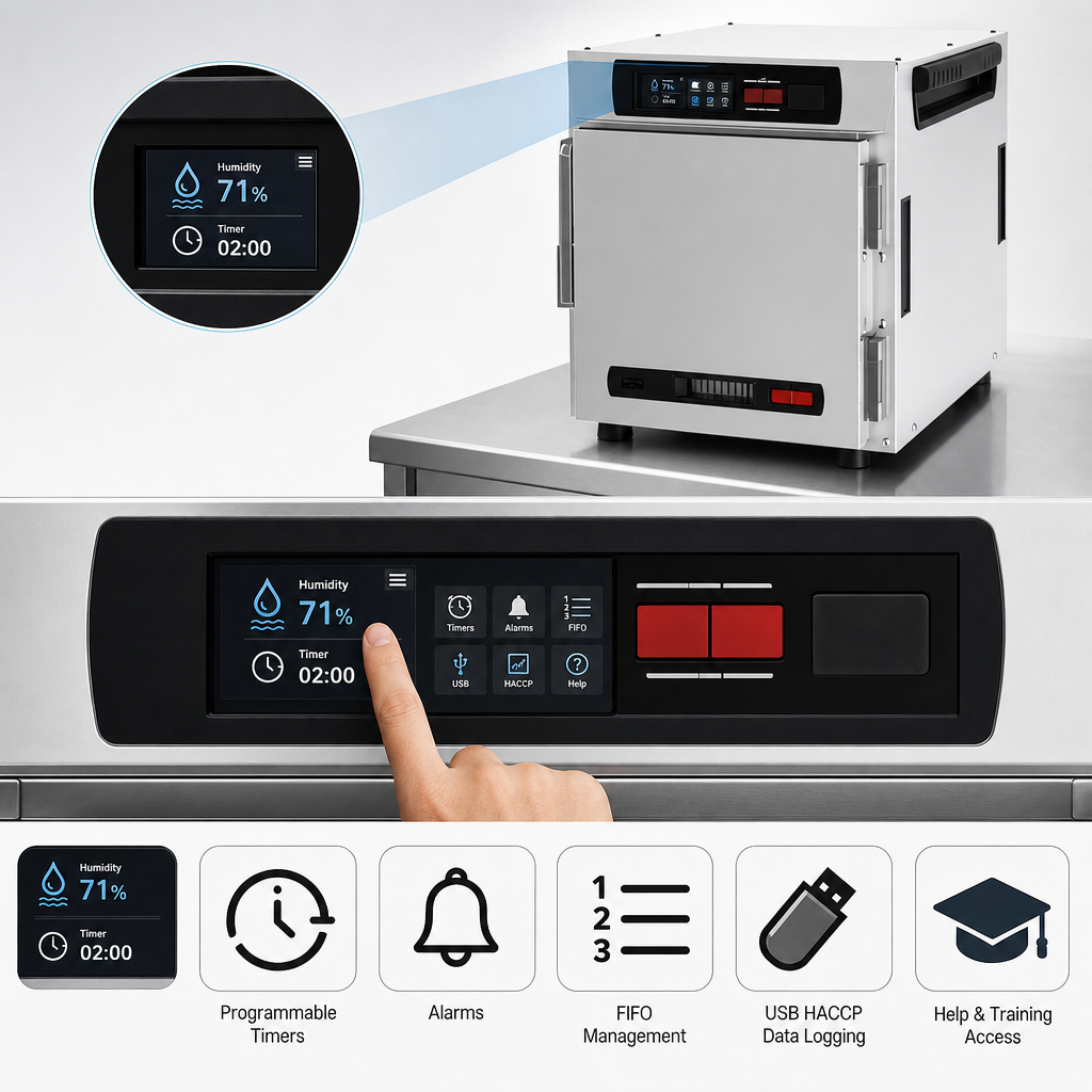 2.4-Inch Touchscreen Controls