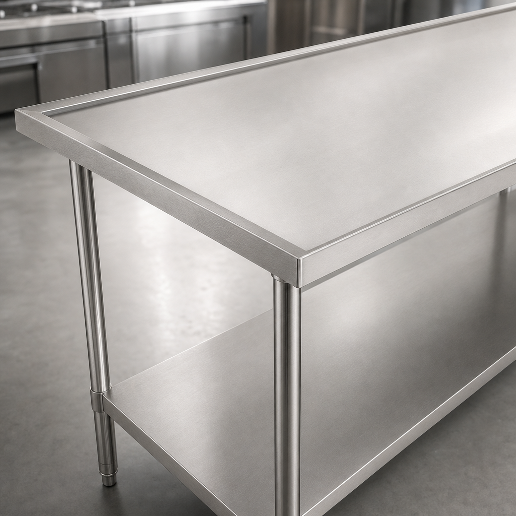 14-Gauge 304 Stainless Steel Top