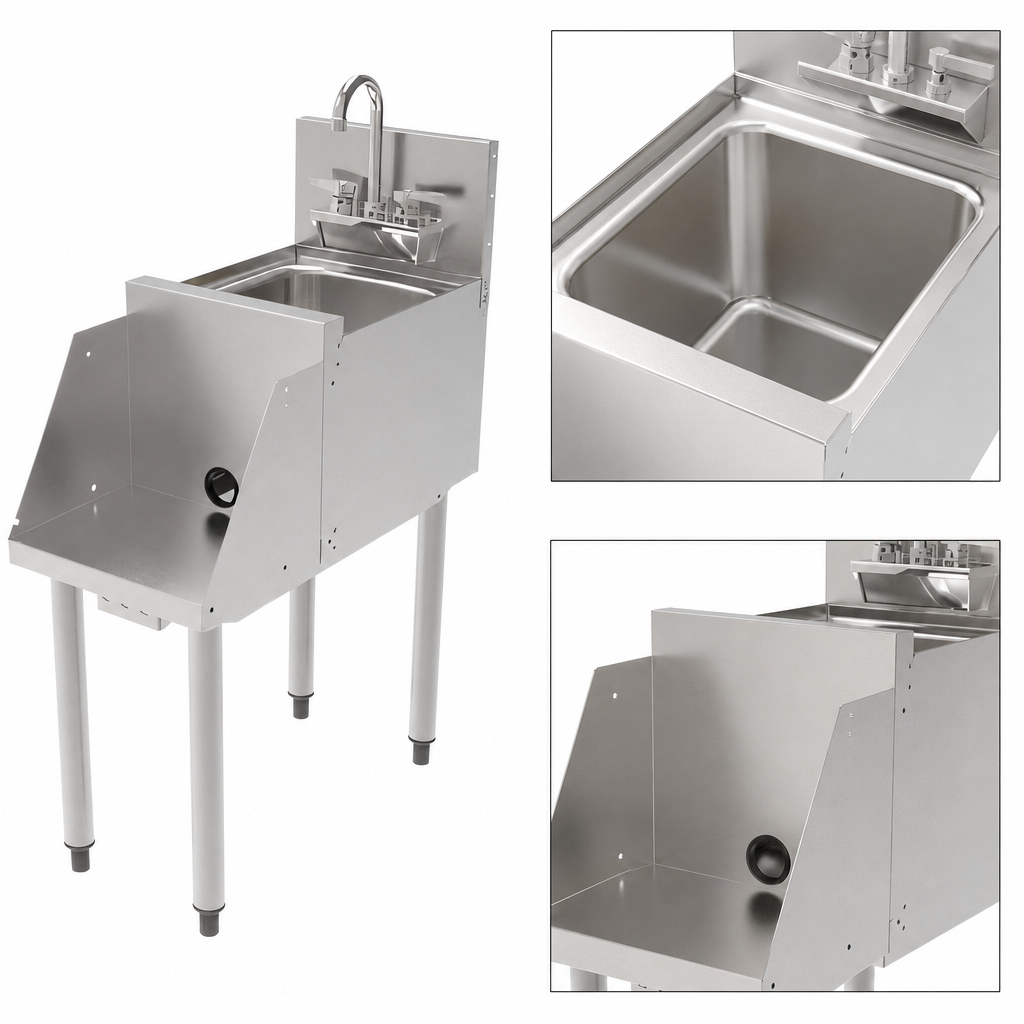 18 Gauge Stainless Steel Dump Sink