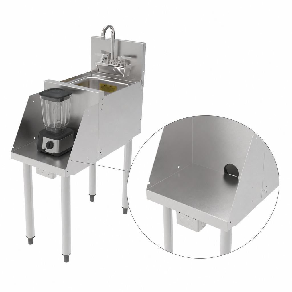 Recessed Blender Shelf