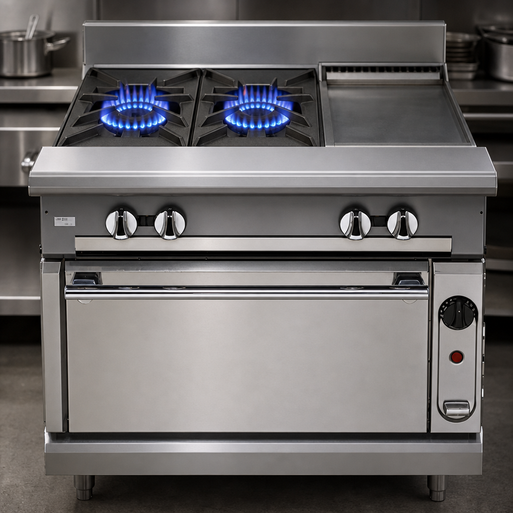 Two High-Output Open Burners