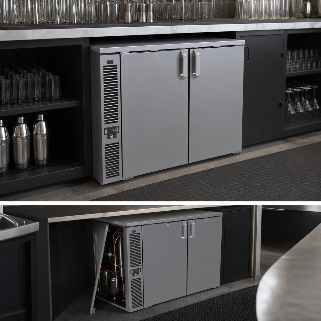 Side-Serviced, Low-Profile Design