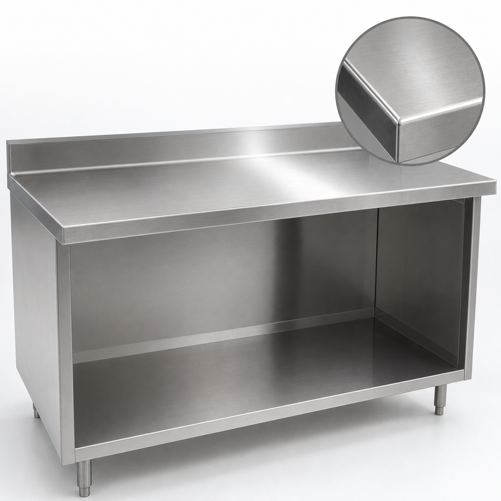 14-Gauge 304 Stainless Steel Top