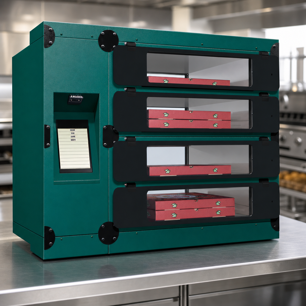 Four Secure Lockers