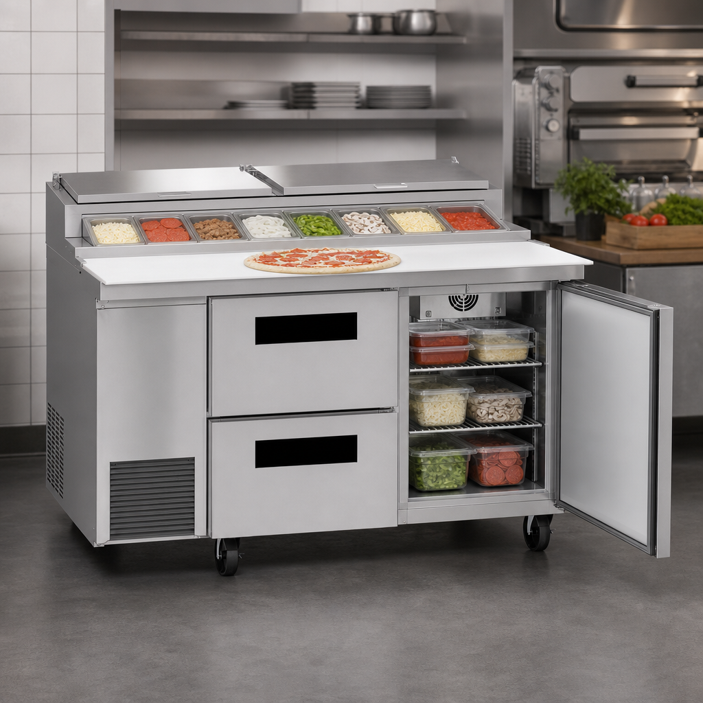 Two-Section Refrigerated Storage