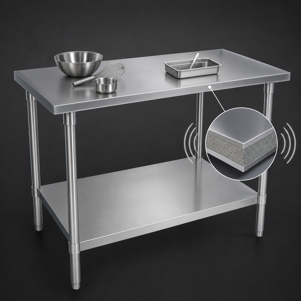 Sound-Deadened Work Surface