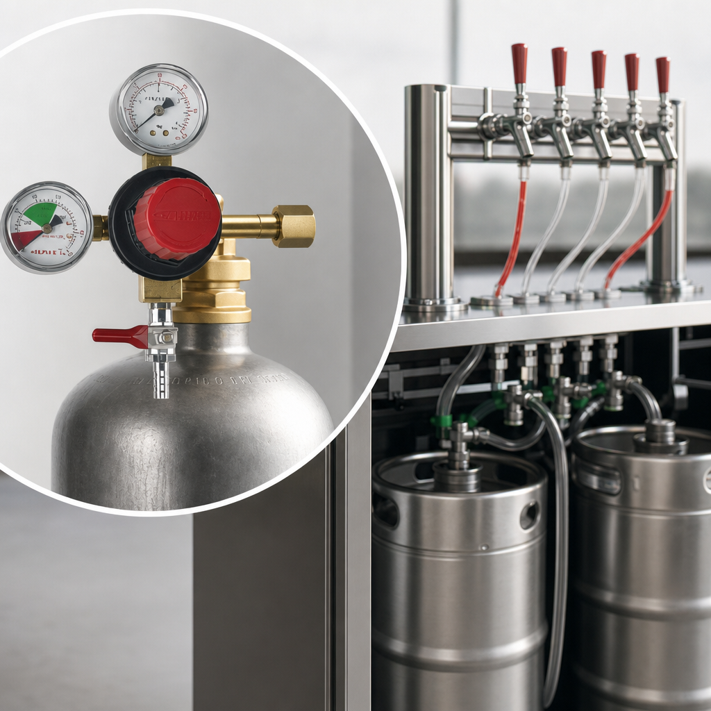 CO2 Tank Mount Primary Regulator
