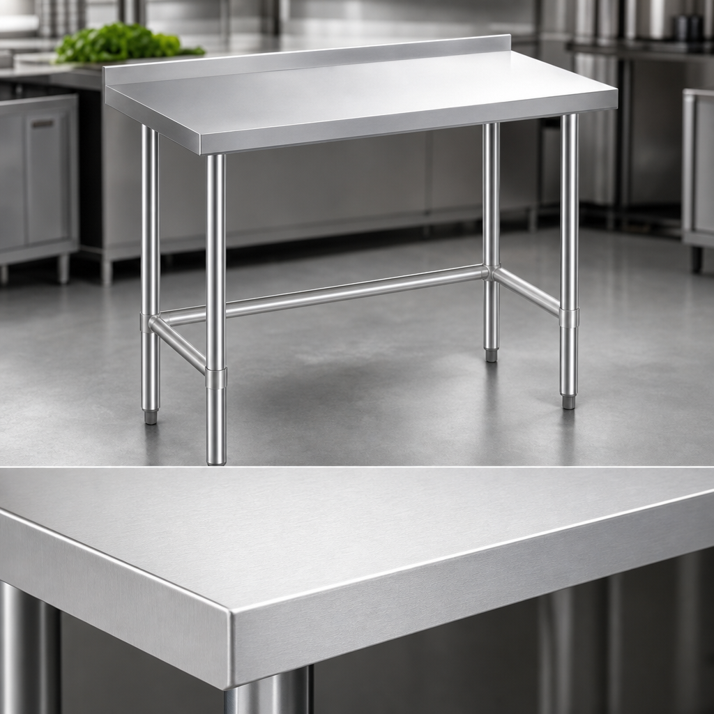 18-Gauge 304 Stainless Steel Top