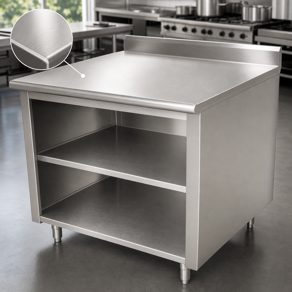 14-Gauge 304 Stainless Steel Top