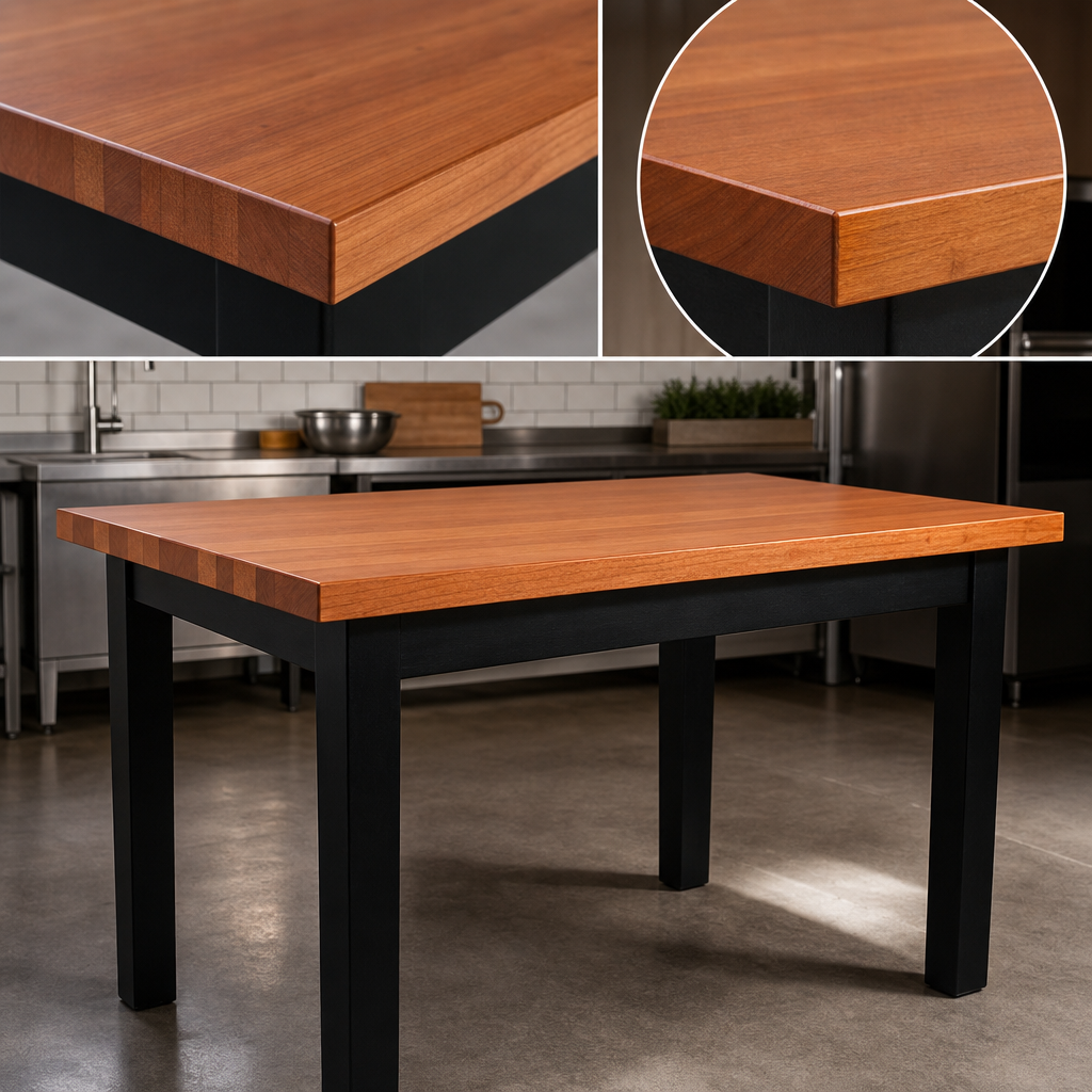 1-1/2-Inch Thick Edge Grain Top