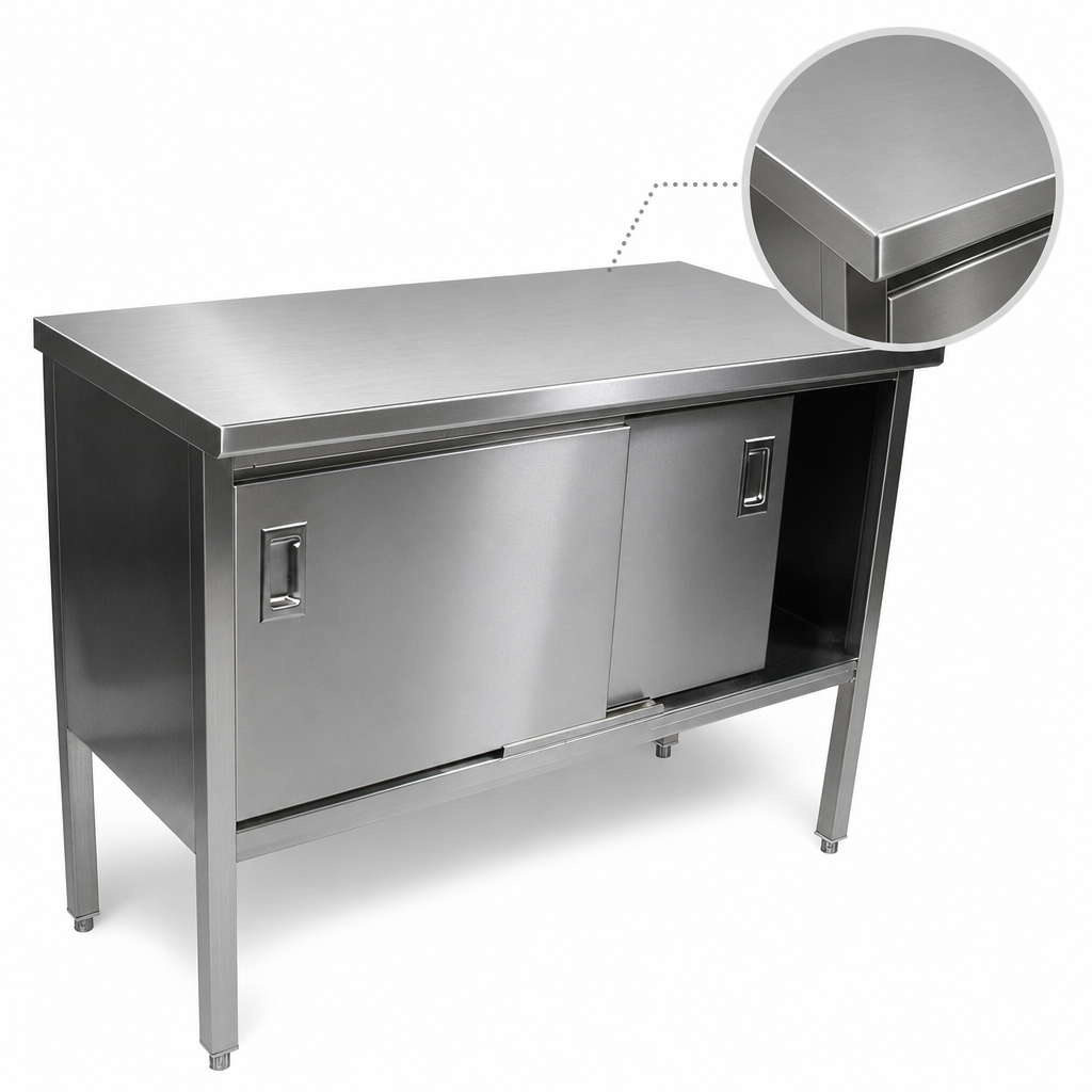 14-Gauge Stainless Steel Flat Top