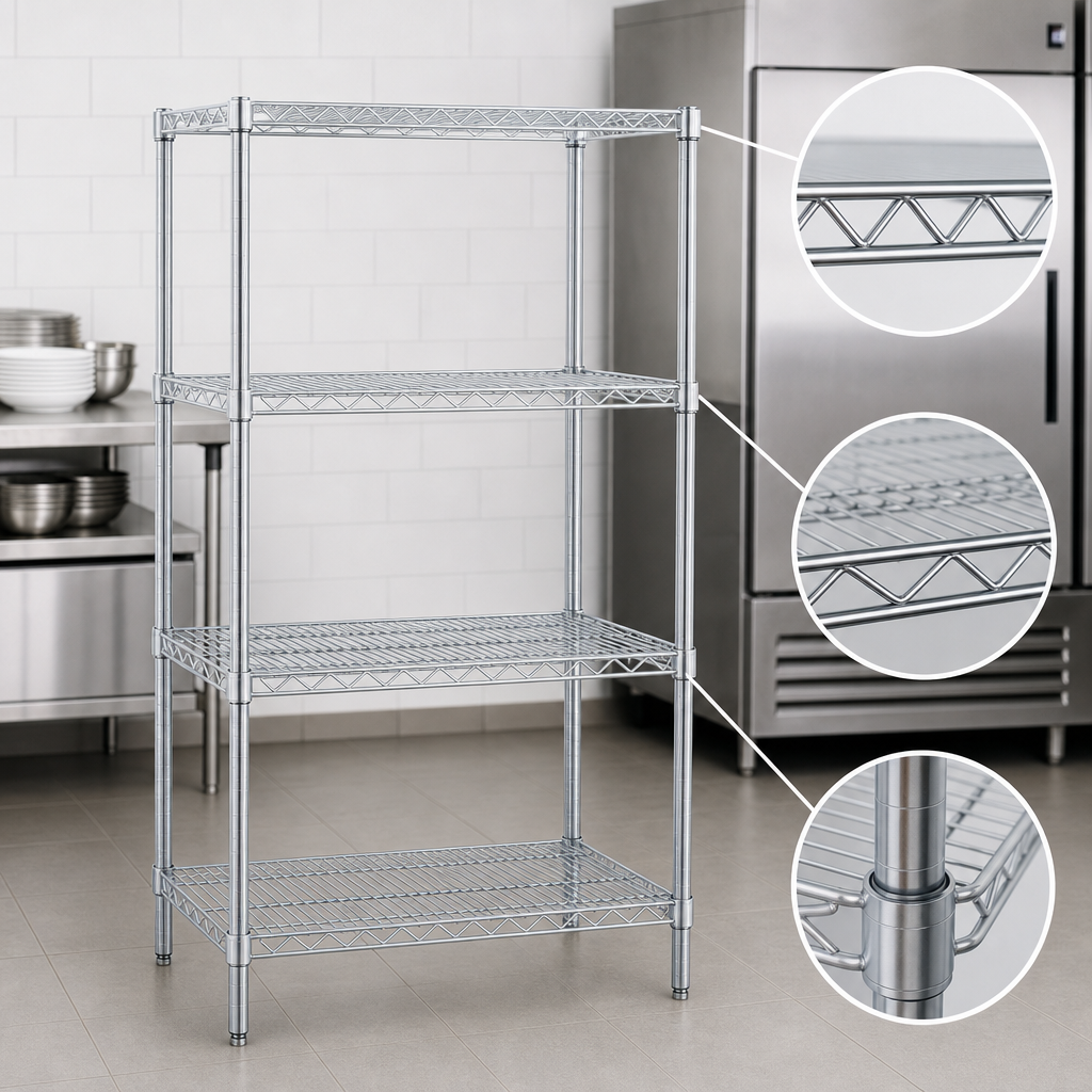 Patented QuadTruss® Shelf Design