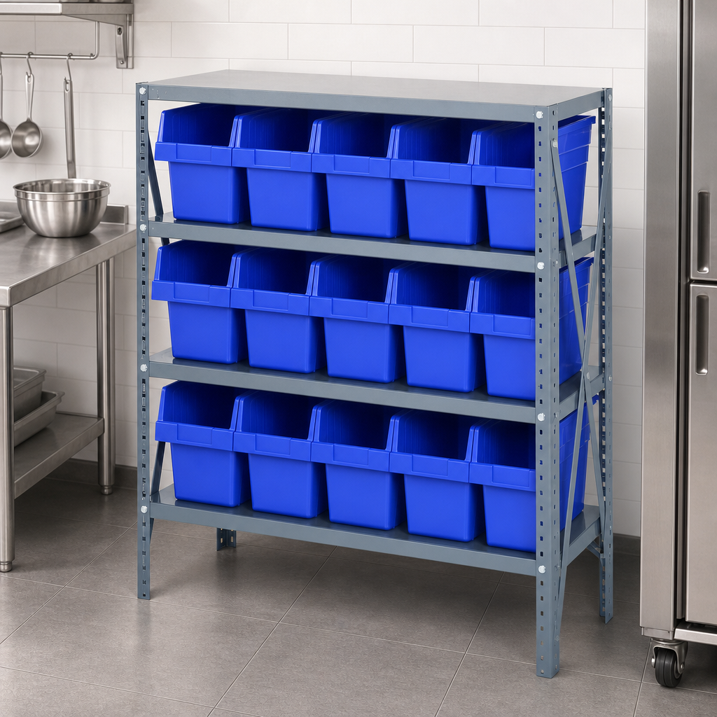 Four-Shelf Storage Layout