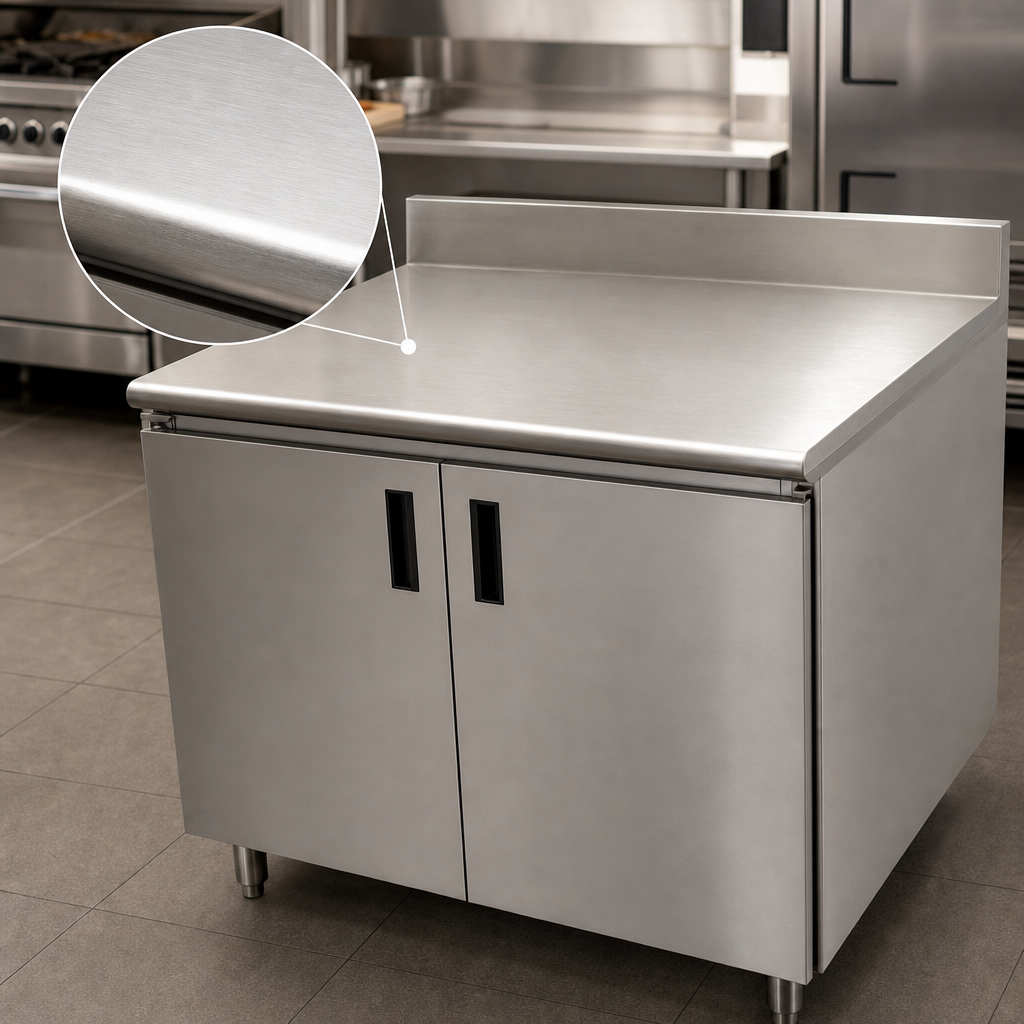 14 Gauge 304 Stainless Steel Top