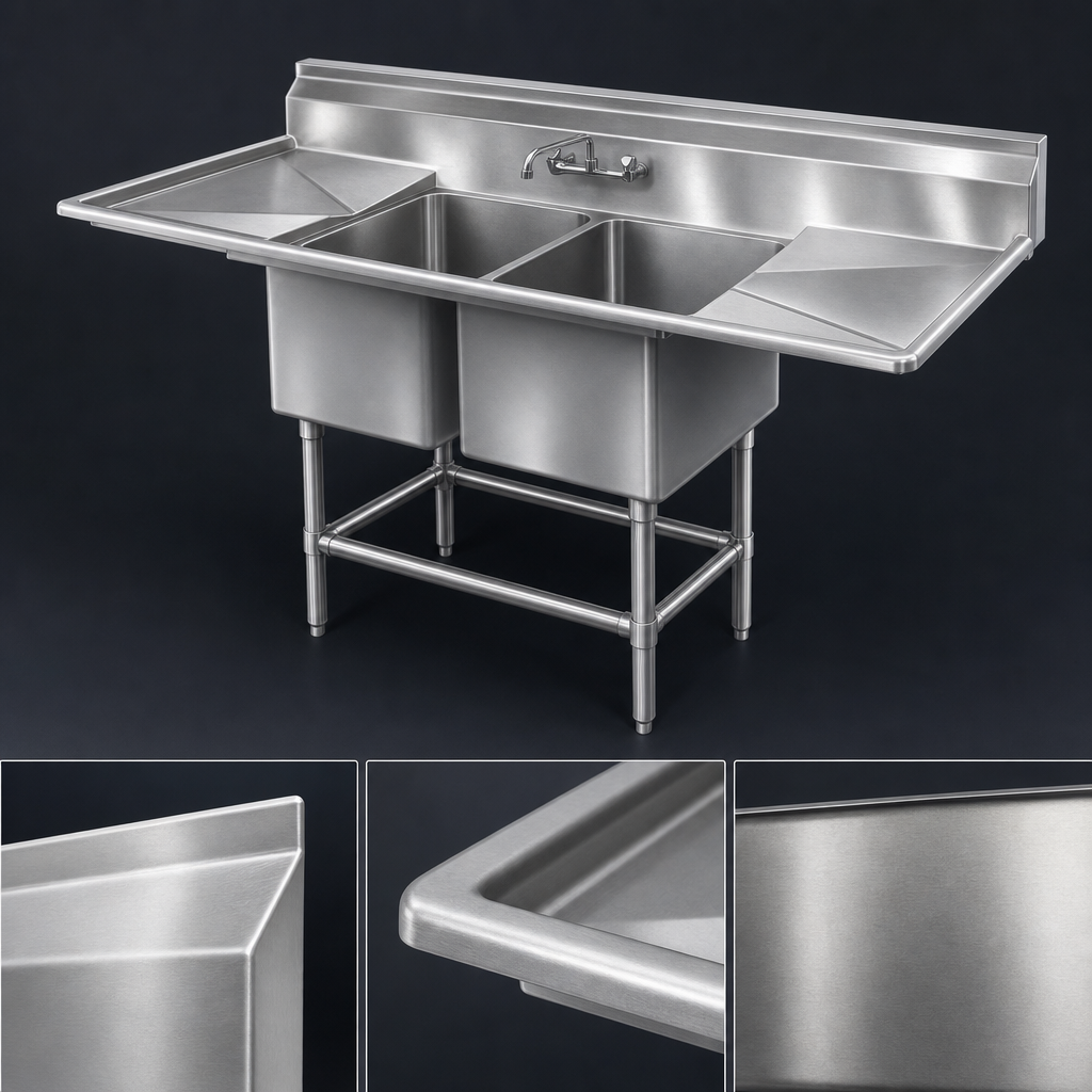 14 Gauge 300 Series Stainless Steel Construction