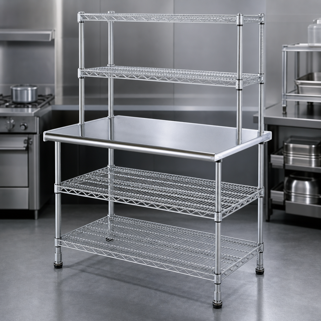 Two-Tier Adjustable Overshelf Design