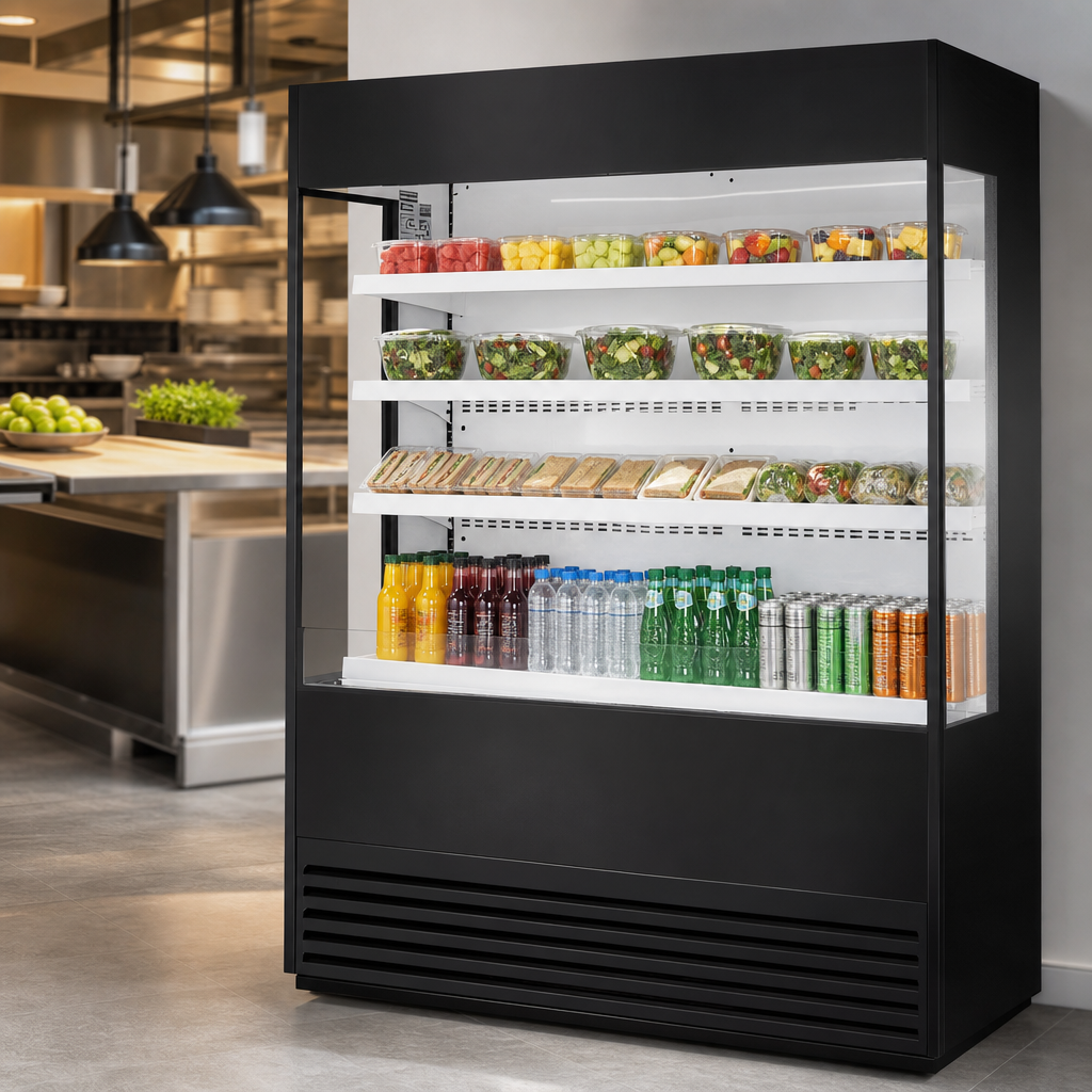Open-Air Glass-Sided Display