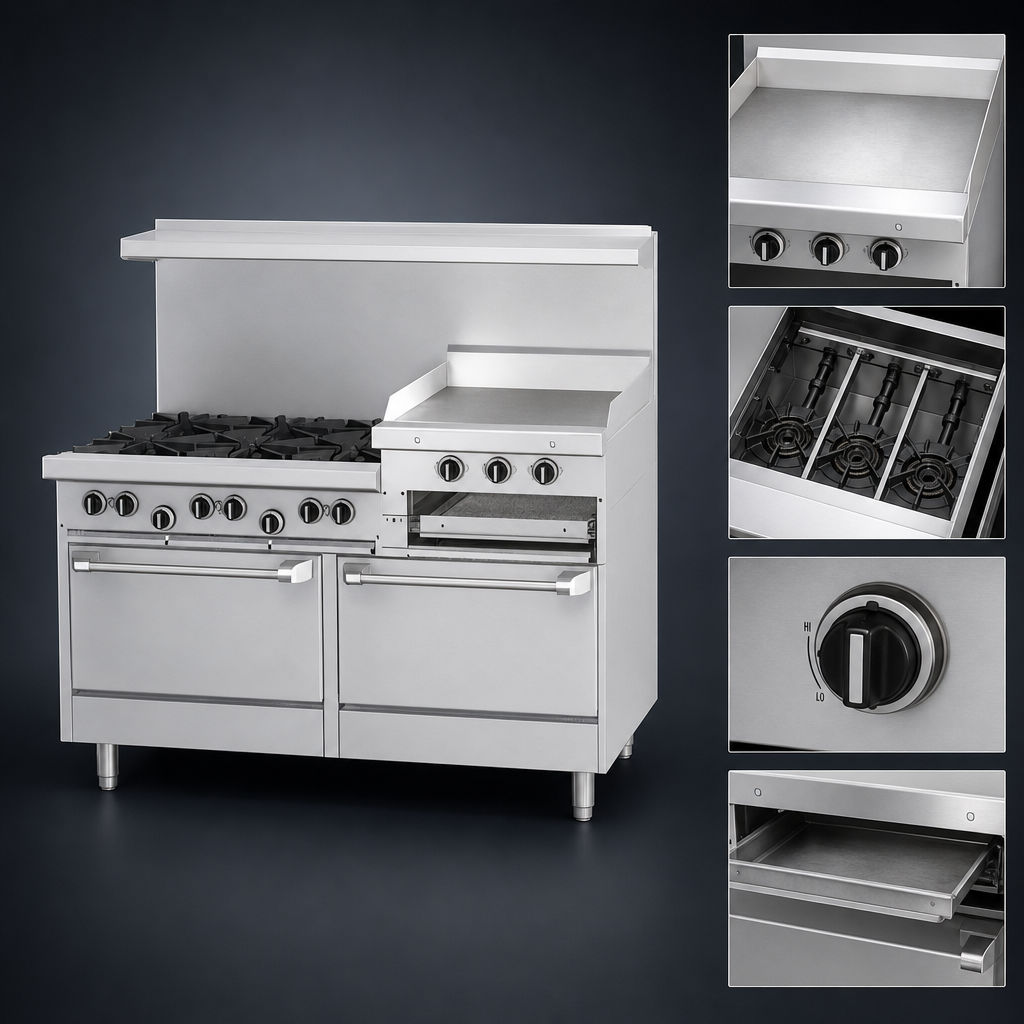 24-Inch Raised Griddle/Broiler