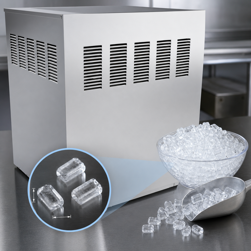 Half-Dice Cube Ice Form