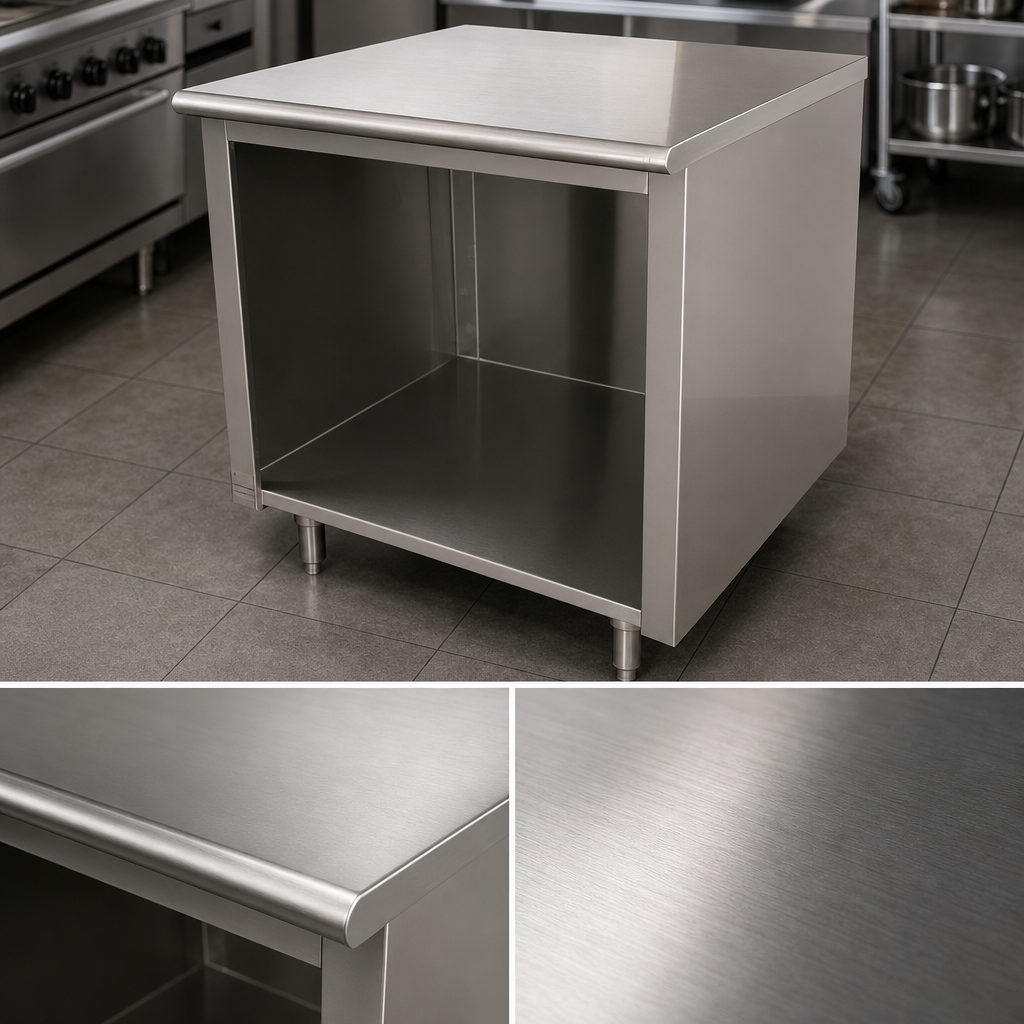 16 Gauge 304 Stainless Steel Top