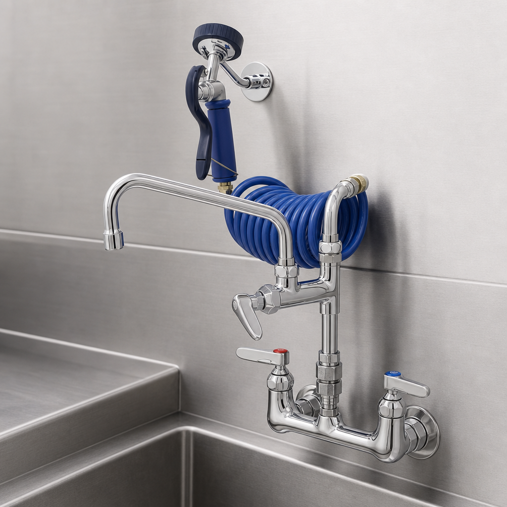 Wall-Mount Mixing Faucet