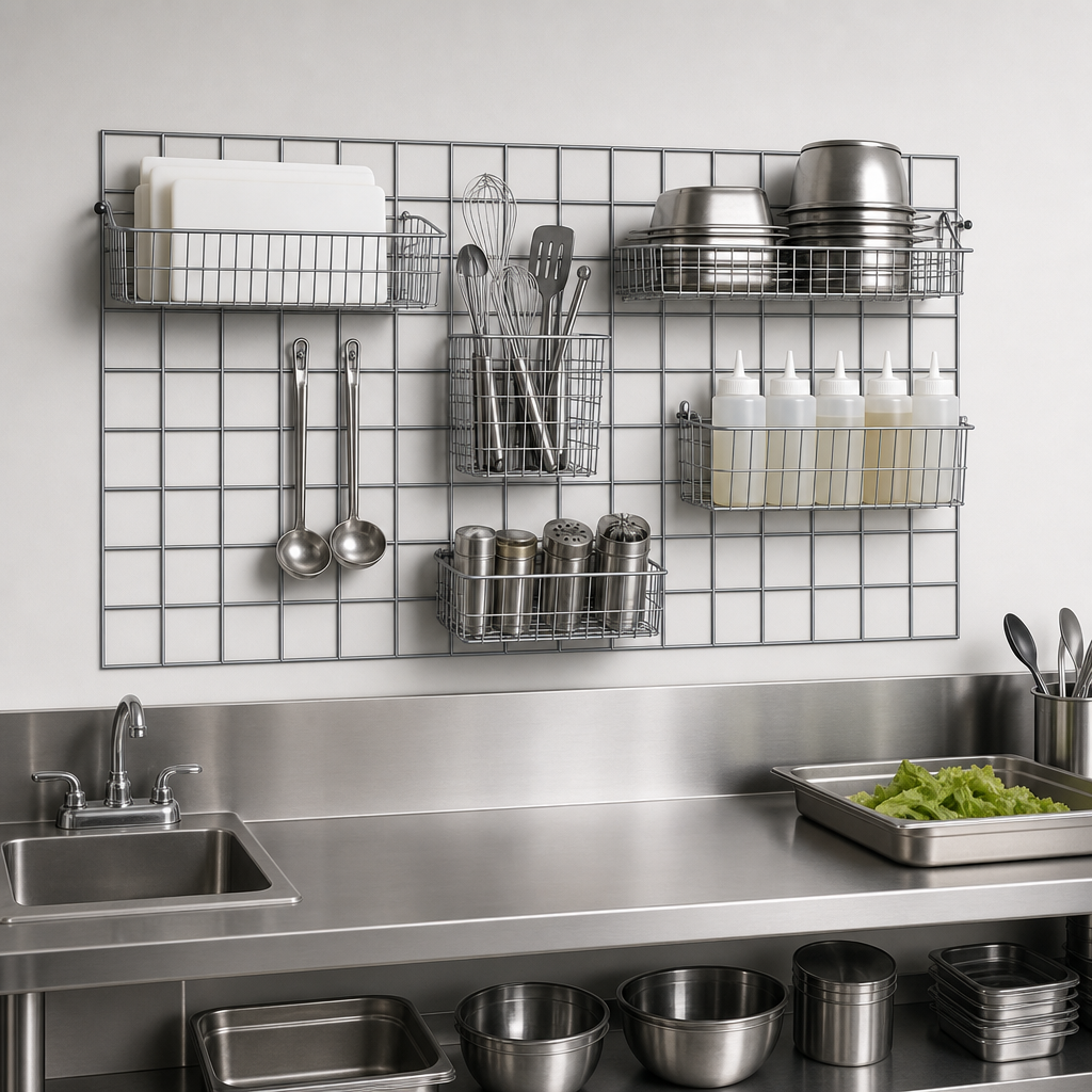 Wall-Mounted Grid Design