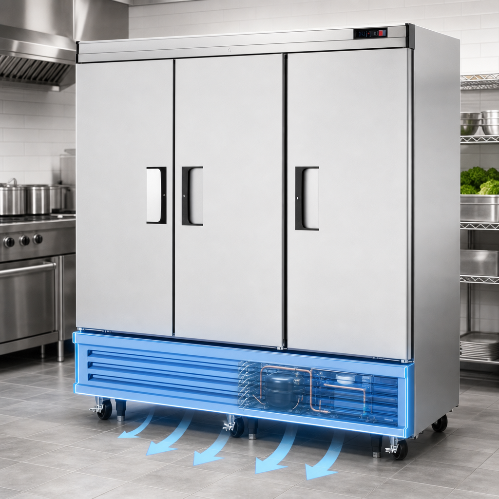 Bottom-Mounted Self-Contained Refrigeration