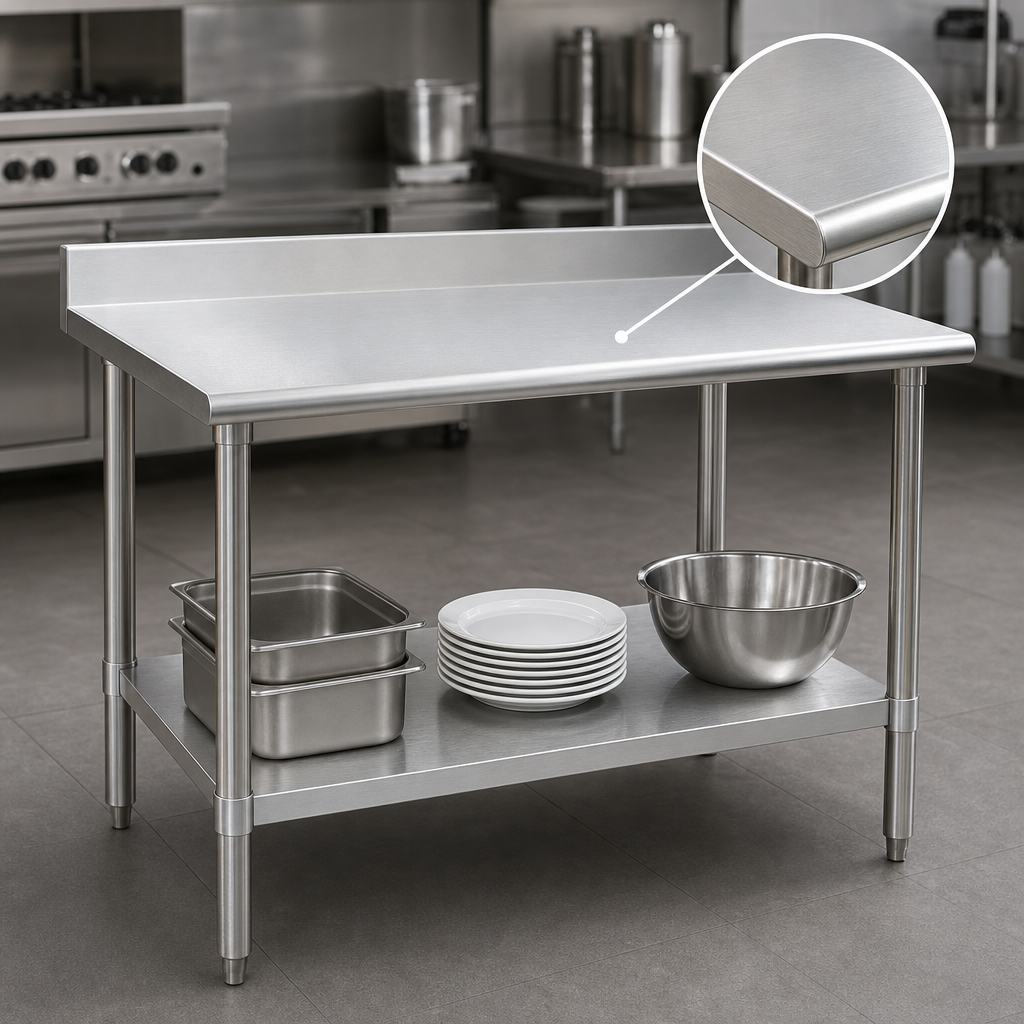 14 Gauge Stainless Steel Top