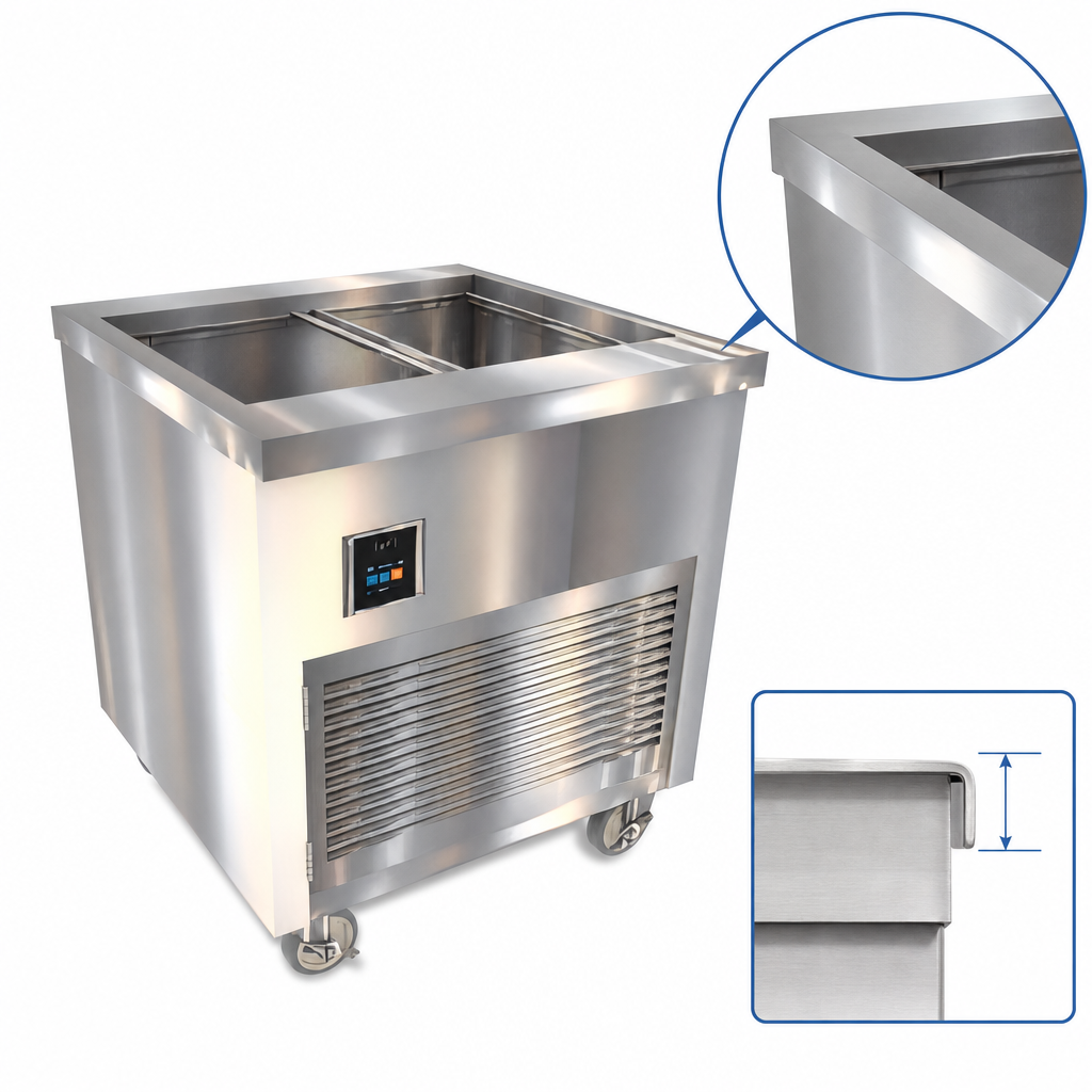 16 Gauge Stainless Steel Top