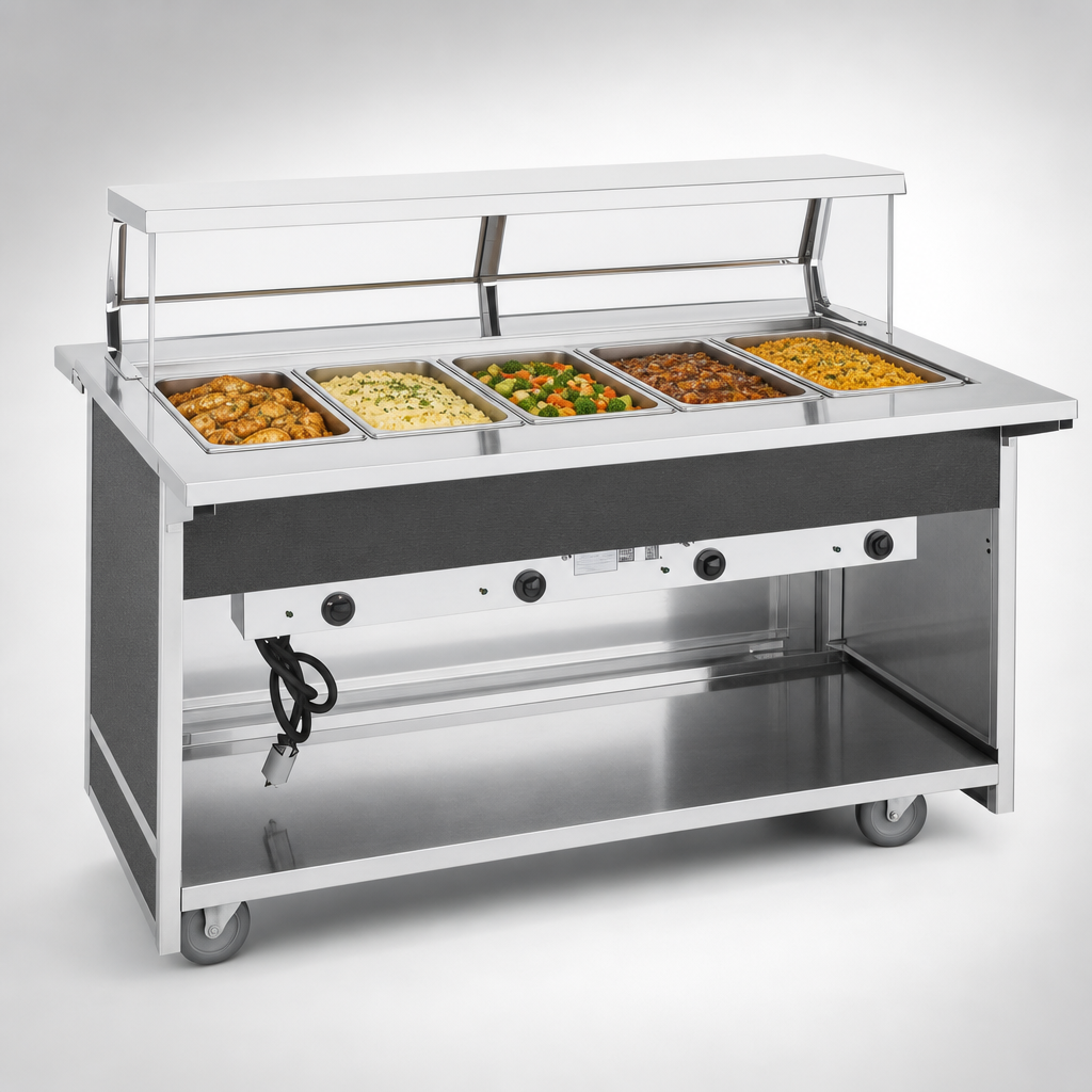 Five Hot Food Wells