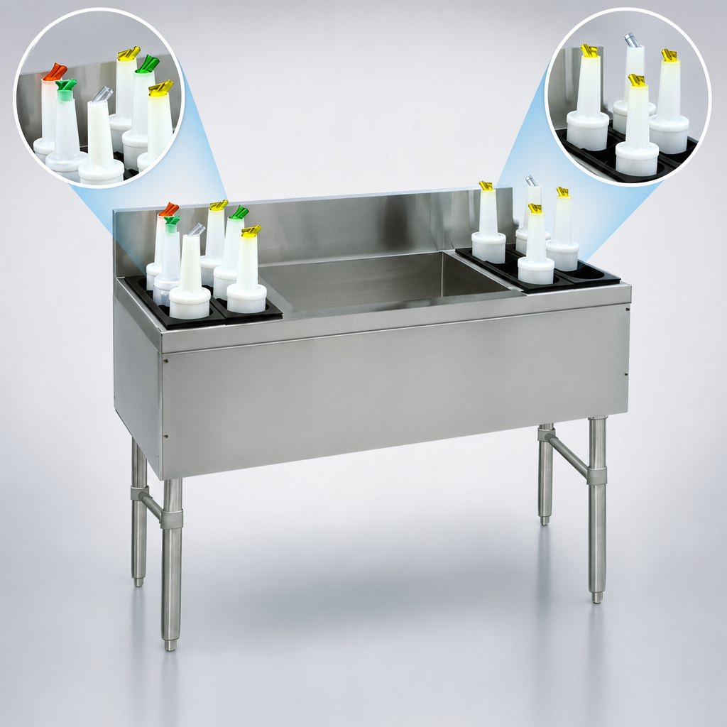 Dual Bottle Storage Racks