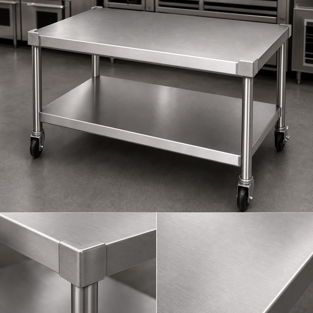 14-Gauge Stainless Steel Top