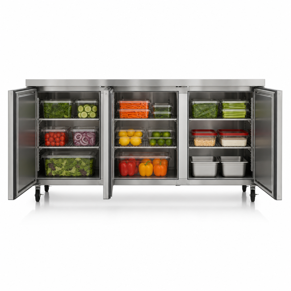 Three-Section Storage