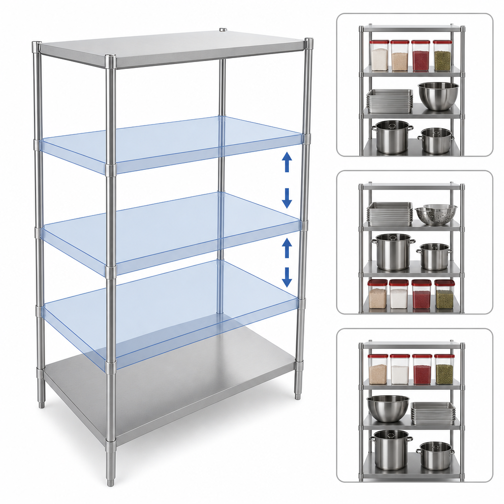 Three Adjustable Shelves