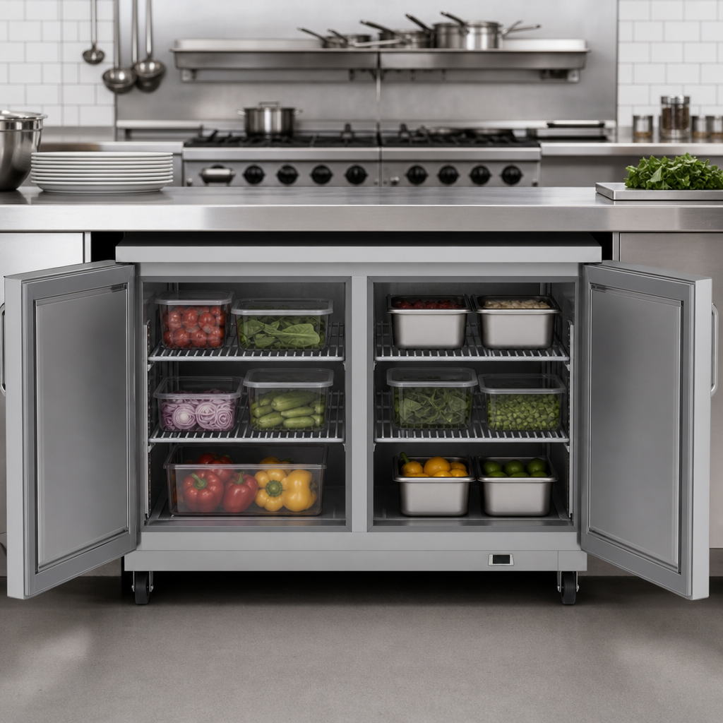 Two-Section Undercounter Layout