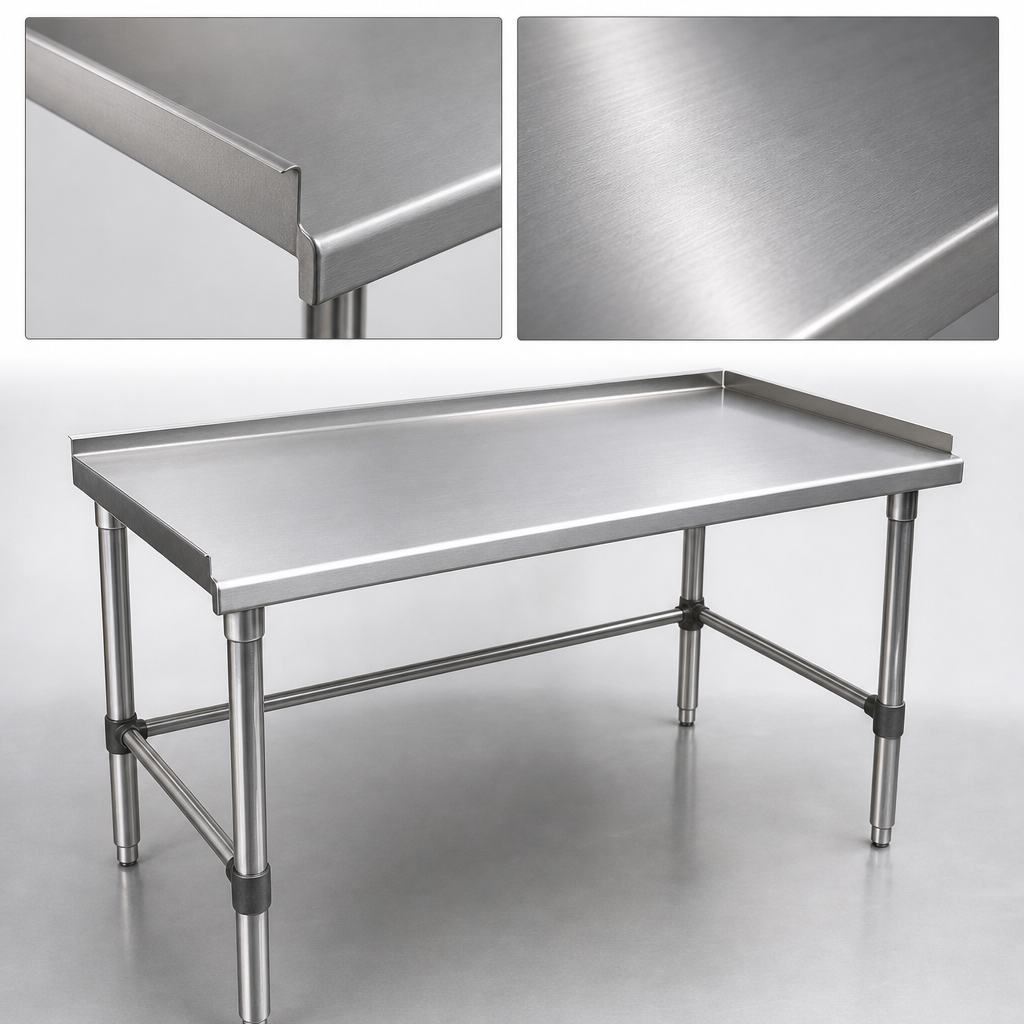 16-Gauge Stainless Steel Top