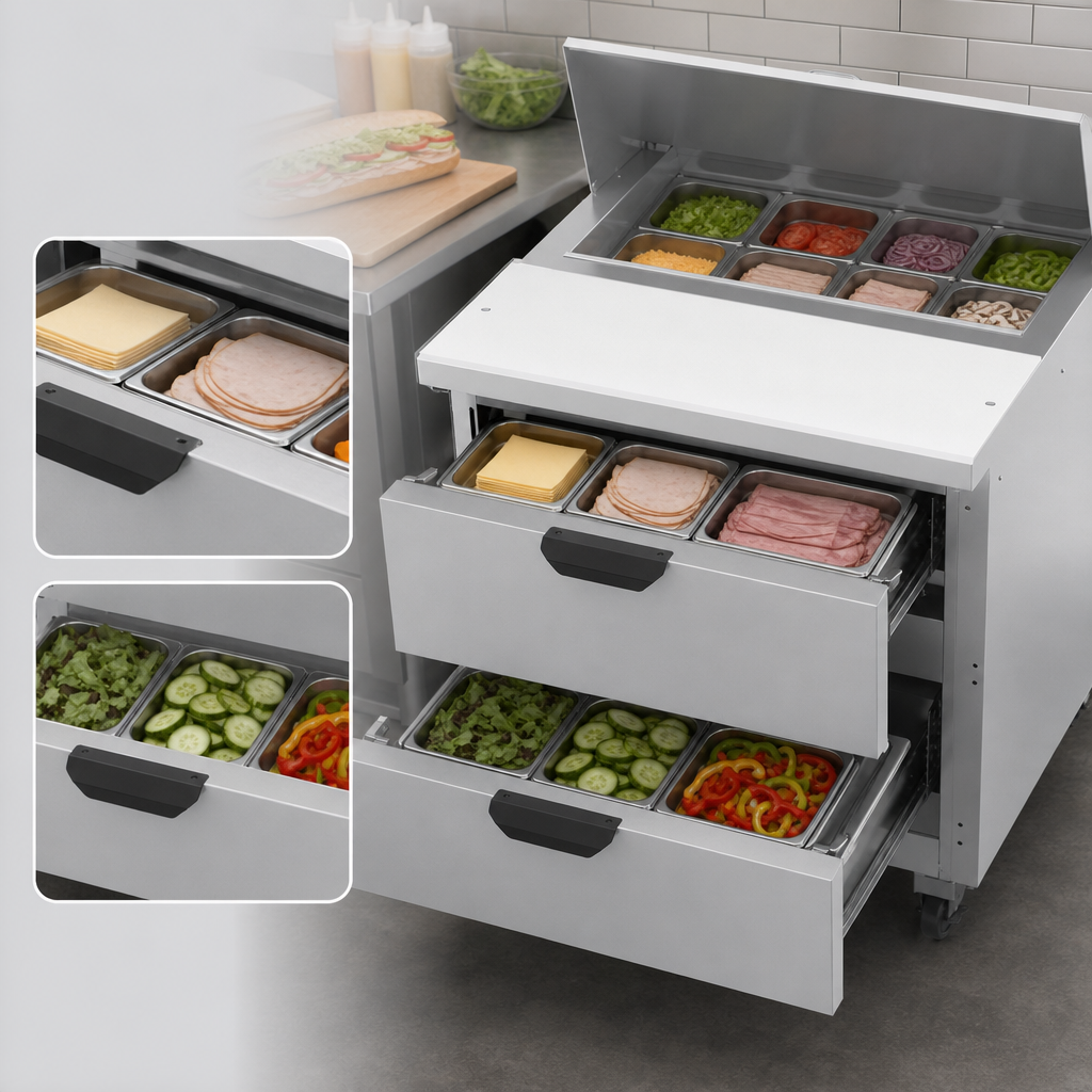 Two Pull-Out Drawers