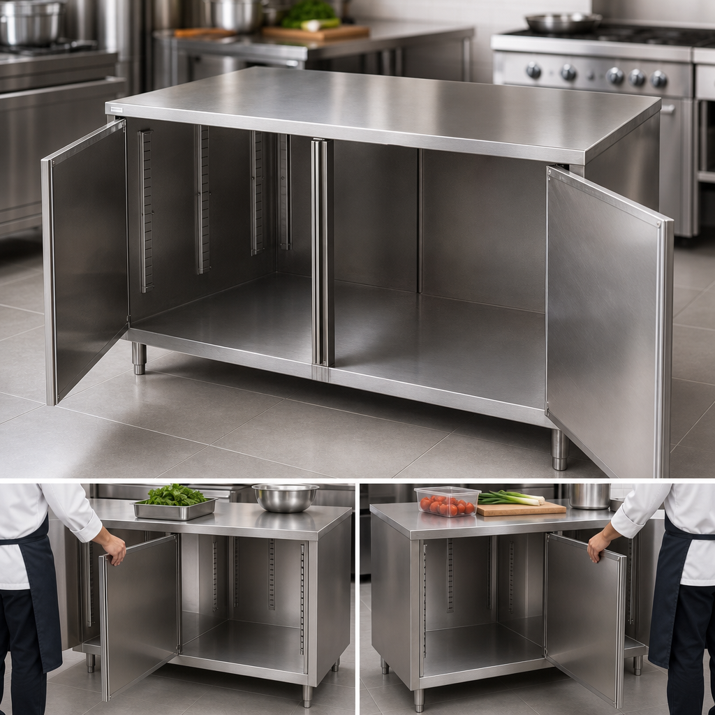 Dual-Access Hinged Doors