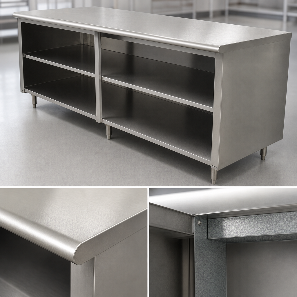16 Gauge 304 Stainless Steel Top