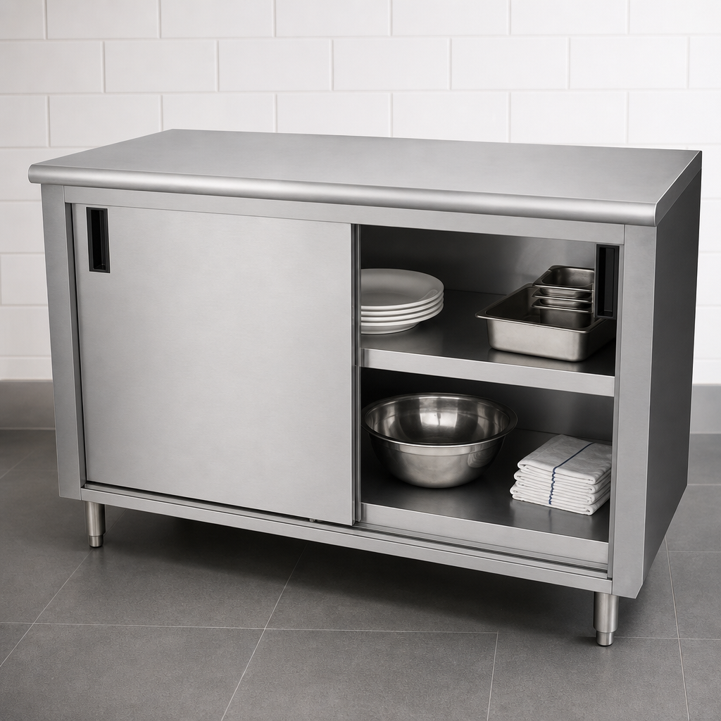 Cabinet Base with Sliding Doors
