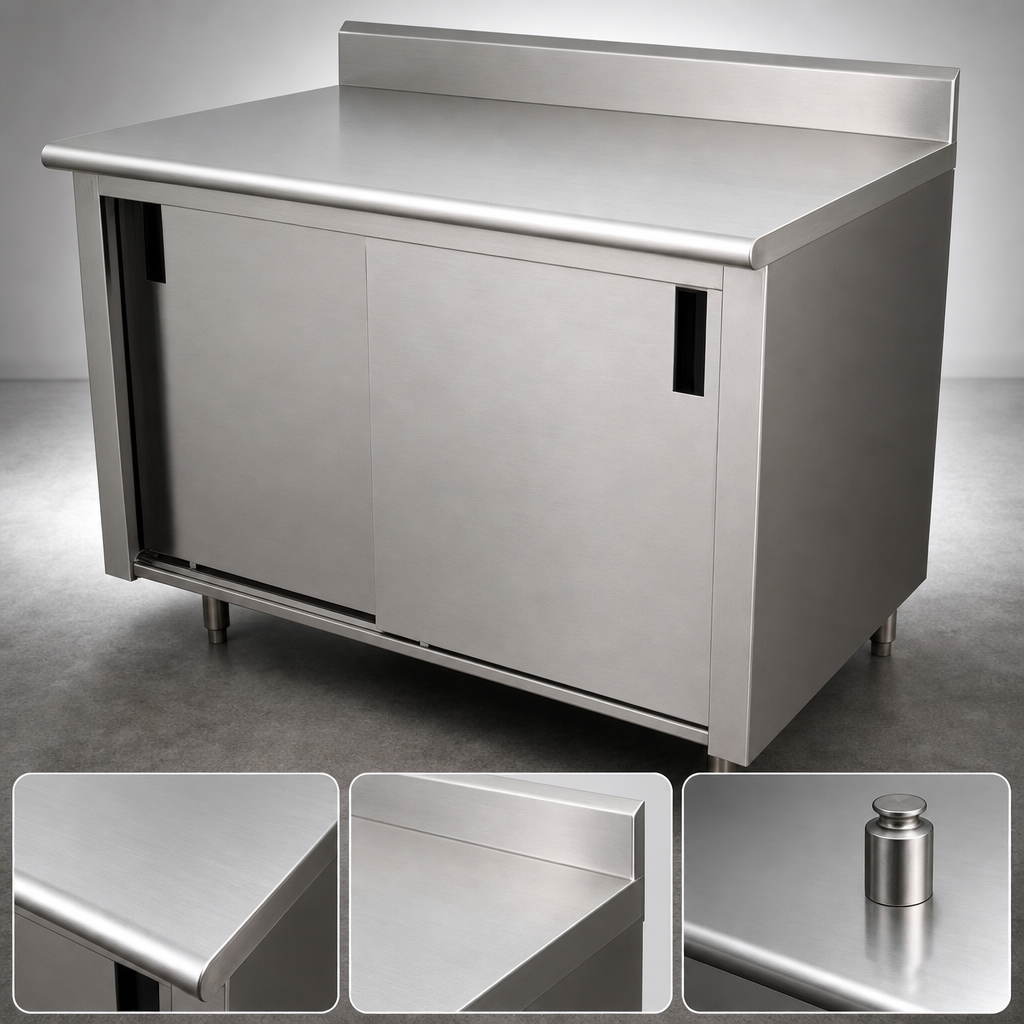 14-Gauge 304 Stainless Steel Top
