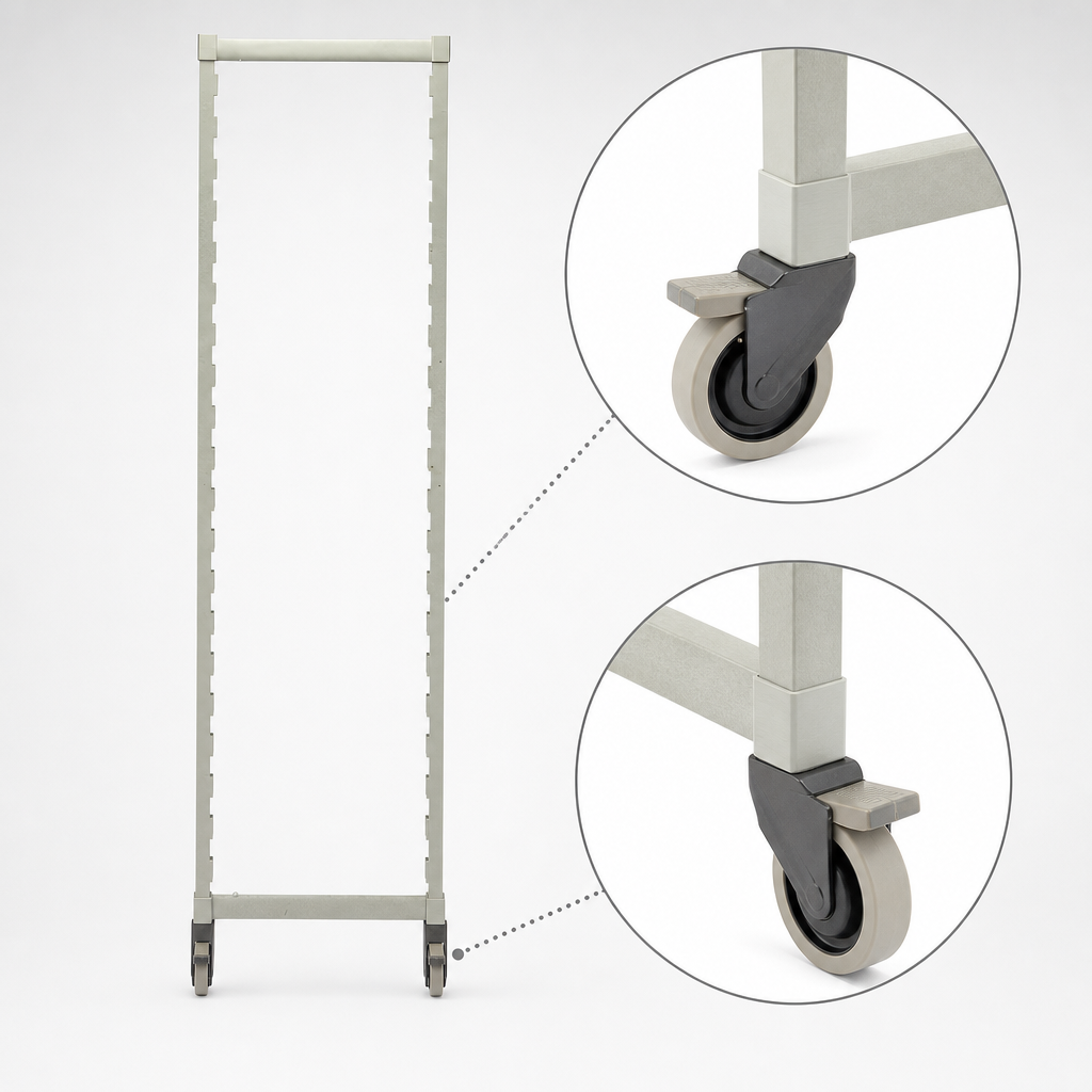 Rigid Casters Included