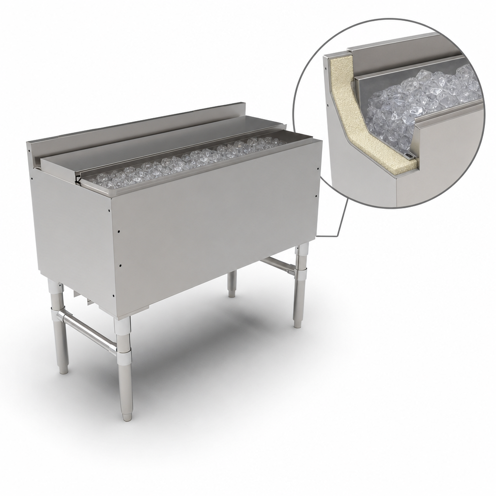 Foam-Insulated Ice Bin