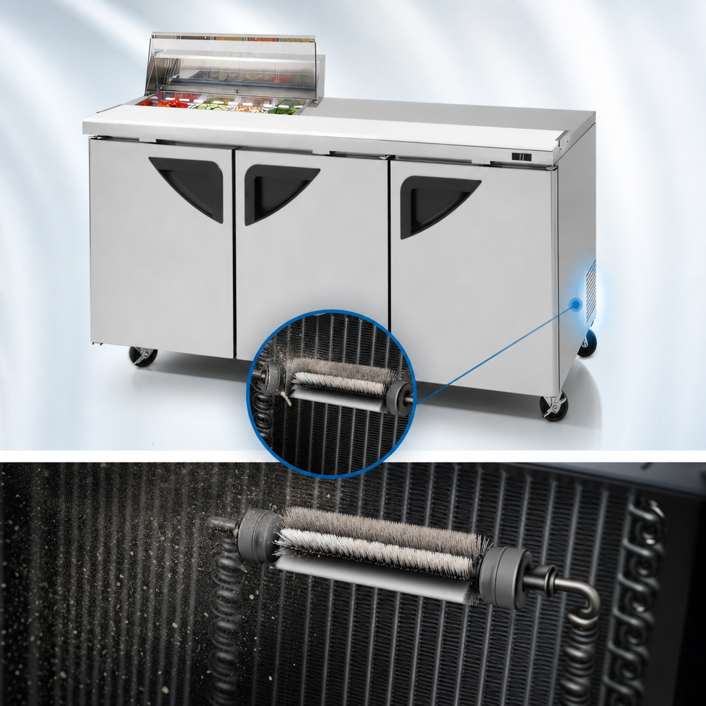 Self-Cleaning Condenser